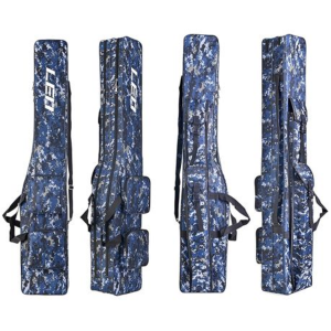 LEO Heavy-Duty Waterproof Fishing Rod Bag with Large Capacity Storage - Image 2