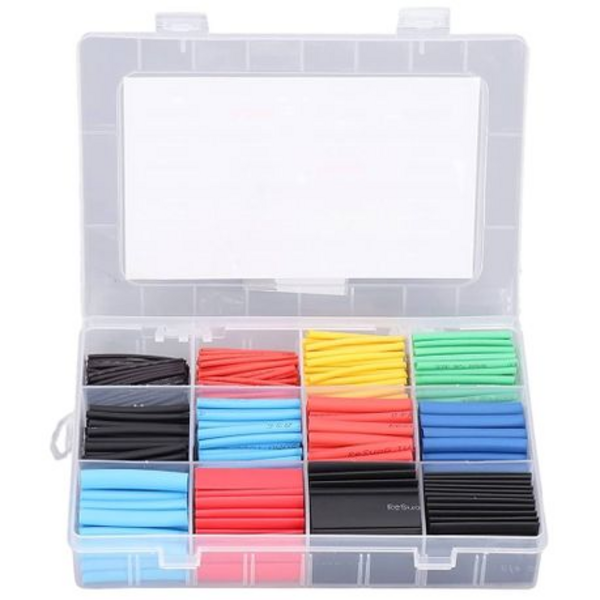 560pc Heat Shrink Tubing with 50pc Heat Shrink Solder Butt Connectors - Image 2