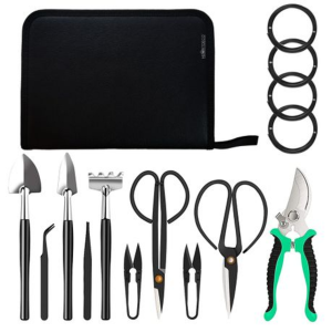 Heartdeco 14 Piece Bonsai Succulent Garden Tools Set - Image 1