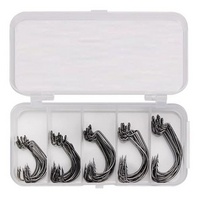 50pc Worm Hook (5 Sizes - Please See Image for Sizes)