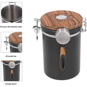 Airtight Coffee Storage Container with Stainless Steel Scoop (1800ml) - Image 3