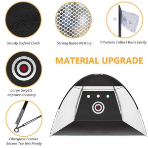3m x 2.1m Golf Practice Tent/Net Combo - Image 2