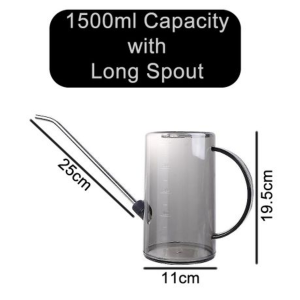 1500ml Long Spout Watering Can with 2 Bird Shaped Auto Water Feeders - Image 2