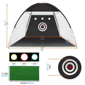 3m x 2.1m Golf Practice Tent/Net Combo - Image 5