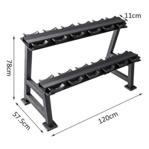 Heavy Duty Dumbell Rack - Holds 6 Pairs Of Dumbells - Image 3
