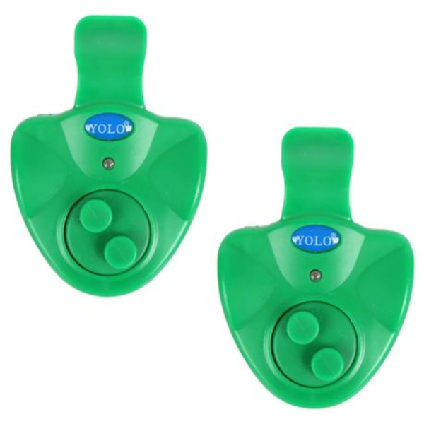 2 Pieces Electronic Fish Bite Alarm with Siren & LED Light