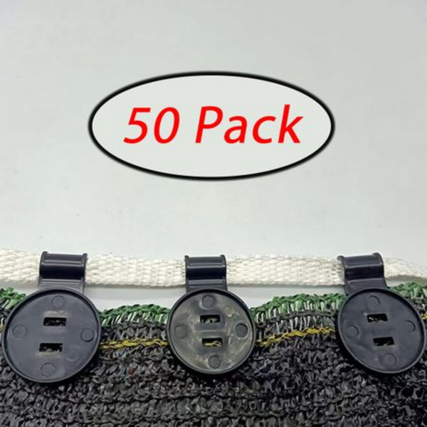 50 Piece Shade Net Clip (Round)