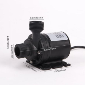 Brushless DC 12 Volt Submersible 5m Pump 800l/h with 0.5m Cable - Image 4