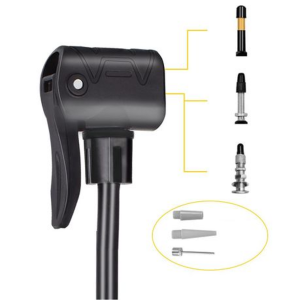 120PSI Alloy Floor Pump with Gauge Yellow - Image 2