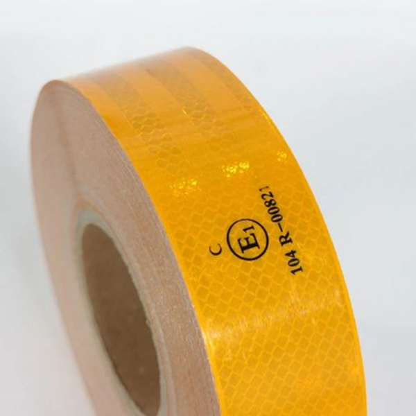 ECE 104 Reflective Conspicuity Tape - Yellow (50mm × 45m) - E1 104 R-00821 - Image 3