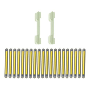 20 Piece Fishing Rod Glow Sticks With 2 Holders