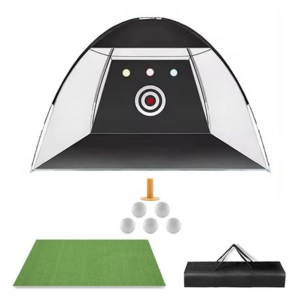 3m x 2.1m Golf Practice Tent/Net Combo - Image 1
