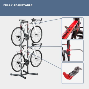 4-Bike Vertical Floor Stand + 10-Piece Bicycle Cleaning Kit - Image 5