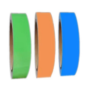 3-Pack Glow-in-the-Dark Tape (Green, Orange & Blue) - 18mm x 5m Each