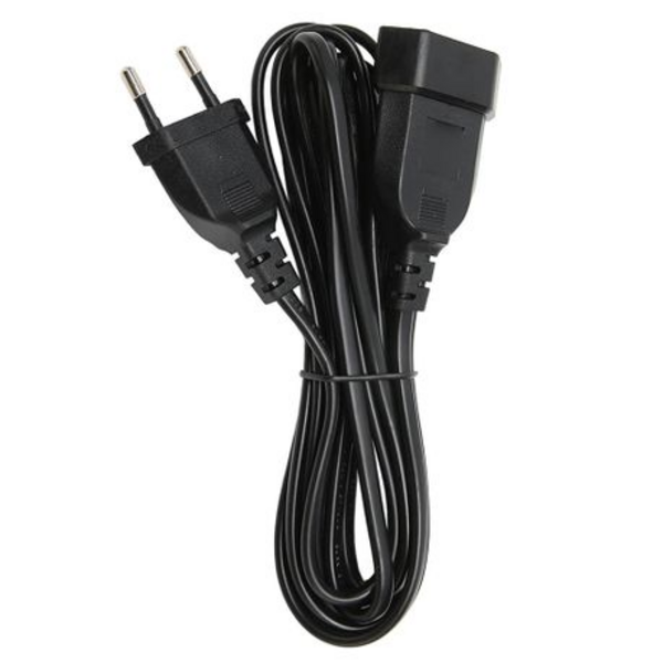 1.8m Extension Cord 2Pin Euro Male to 2Pin Euro Female