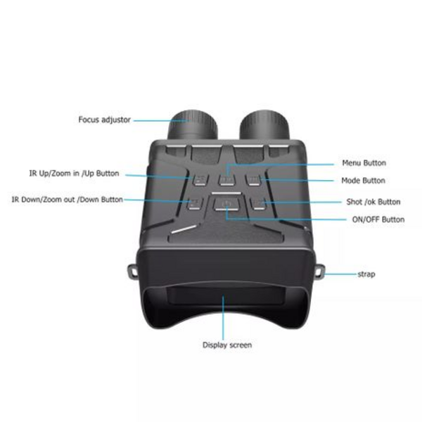 Digital Night Vision Binocular With Rechargeable Battery - 10MP 1080P - Image 6