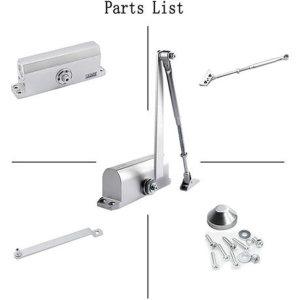 Automatic Door Closer Small And Simple Hydraulic Spring Buffer Door Closer - Image 4