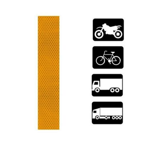 ECE 104 Reflective Conspicuity Tape - Yellow (50mm × 45m) - E1 104 R-00821 - Image 4