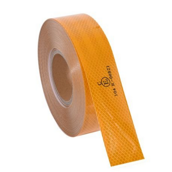 ECE 104 Reflective Conspicuity Tape - Yellow (50mm × 45m) - E1 104 R-00821