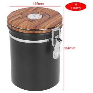 Airtight Coffee Storage Container with Stainless Steel Scoop (1500ml) - Image 2