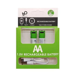 2-Pack SMARTOOOLS AA USB C Rechargeable Lithium Batteries - 2600mWh(1732mAh) - Image 5