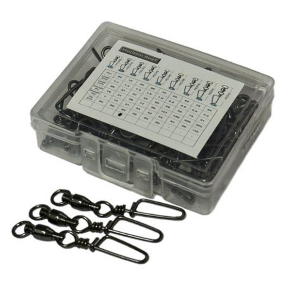 50pcs Ball Bearing Swivel with Coastlock Snap #1