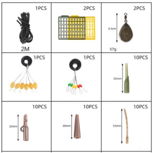 Carp Specimen Fishing Combo with Container - 252piece - Image 3