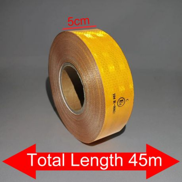 ECE 104 Reflective Conspicuity Tape - Yellow (50mm × 45m) - E1 104 R-00821 - Image 6