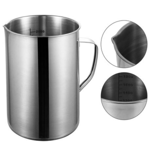 2000ml Stainless Steel Measuring Jug - SUS304 - Image 4
