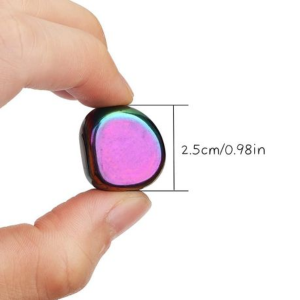 20pc Hematitie Magnets with Vevel Drawstring Bag - Image 2