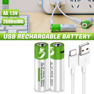 2-Pack SMARTOOOLS AA USB C Rechargeable Lithium Batteries - 2600mWh(1732mAh) - Image 6