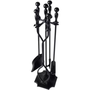 Elegant 5 Piece Fireplace Toolset - Image 5