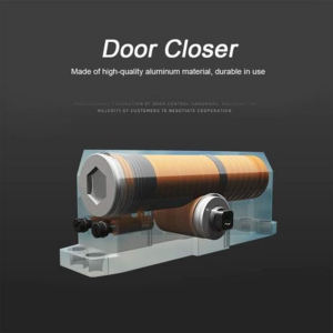 Automatic Door Closer Small And Simple Hydraulic Spring Buffer Door Closer - Image 5