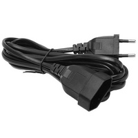 1.8m Extension Cord 2Pin Euro Male to 2Pin Euro Female