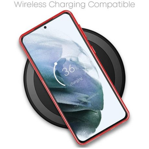 GOOSPERY Pearl Jelly Cover for Samsung S21 PLUS 6.7" - Red