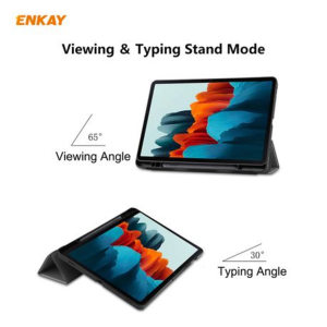 ENKAY PU Leather Flip Cover with S-Pen Slot for Samsung Tab S8/S7 11 inch. - Image 10