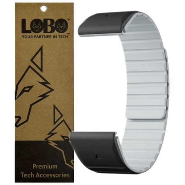 LOBO 22mm Magnetic QuickChange Strap Compatible with Garmin Fenix 5/6/7/8, 965 & More