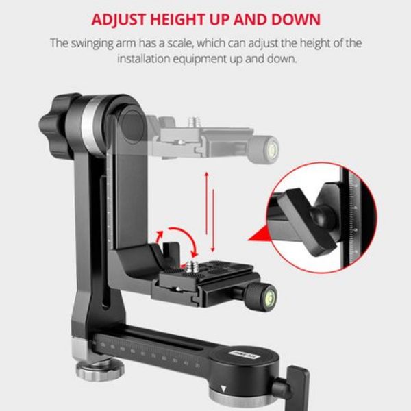 YELANGU A171 360 Degree Gimbal Tripod Head