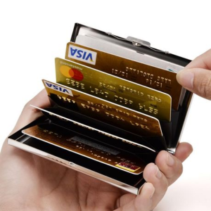 Aluminium Credit Card Wallet - RFID Blocking - Image 4