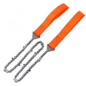 Survival Pocket Hand Chainsaw with Pouch. - Image 1