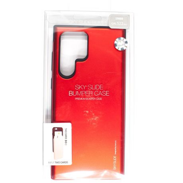 Goospery Sky Slide Card Cover for Samsung Galaxy S22 ULTRA 6.8"