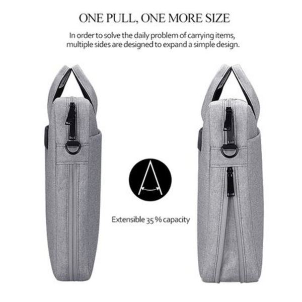 Dj06 Series 13.3 Inch Multi-Functional Laptop Bag - Grey