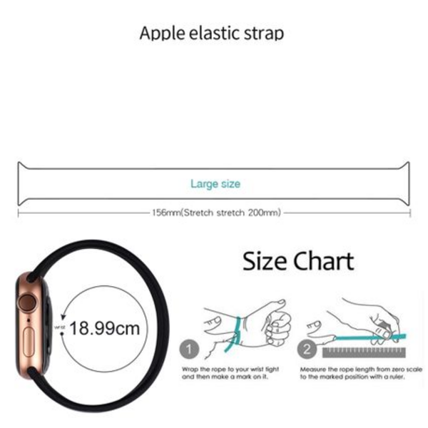 5by5 Solo Loop Strap / Band for Apple Watch 42/44mm (Large)