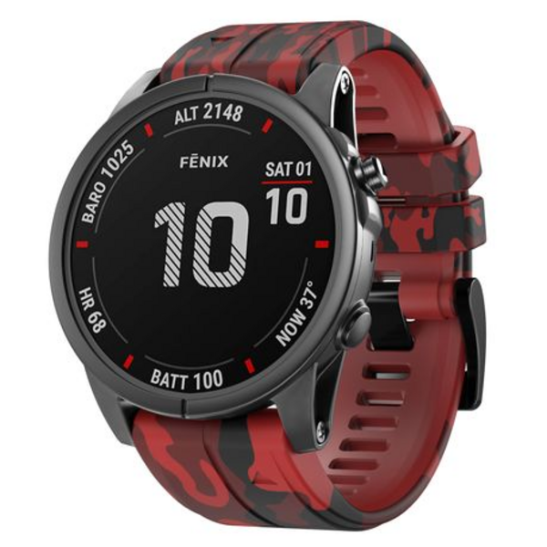 LOBO 26mm Silicone Watch Strap for Garmin