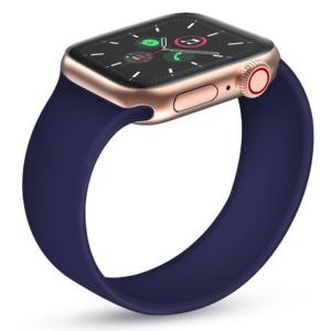 5by5 Solo Loop Strap / Band for Apple Watch 42/44mm (Small) - Navy - Image 4