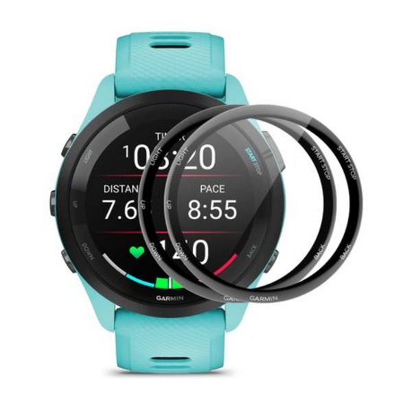 2 PCS WILK Screen Protectors with 3D Edge for Garmin Forerinner 265 S