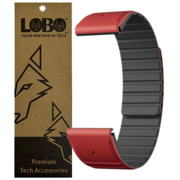 LOBO 22mm Magnetic QuickChange Strap Compatible with Garmin Fenix 5/6/7/8, 965 & More