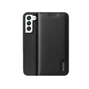 DUX DUCIS Genuine Leather RFID Blocking Cover Samsung S22 5G 6.1 inch - Black