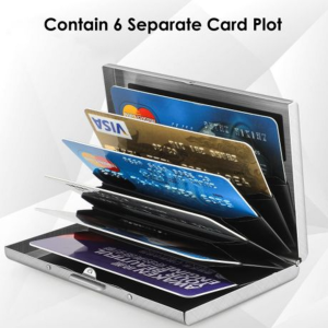 Aluminium Credit Card Wallet - RFID Blocking - Image 7