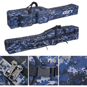 LEO Heavy-Duty Waterproof Fishing Rod Bag with Large Capacity Storage - Image 14
